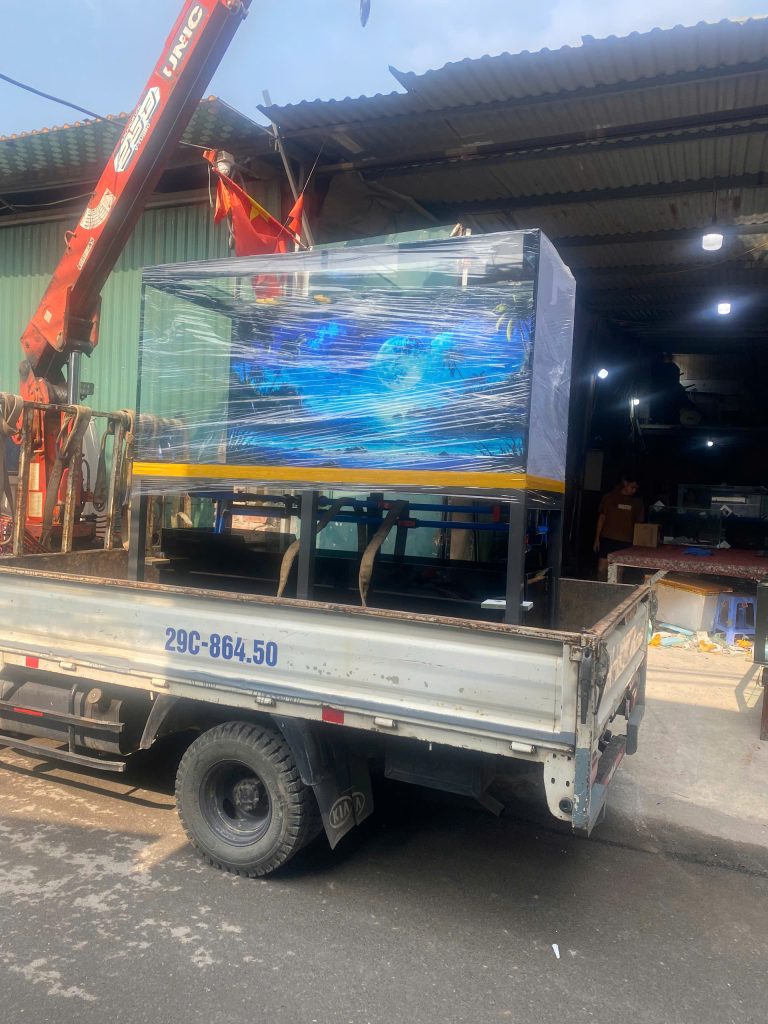Cách đóng kiện gỗ bể cá chống vỡ