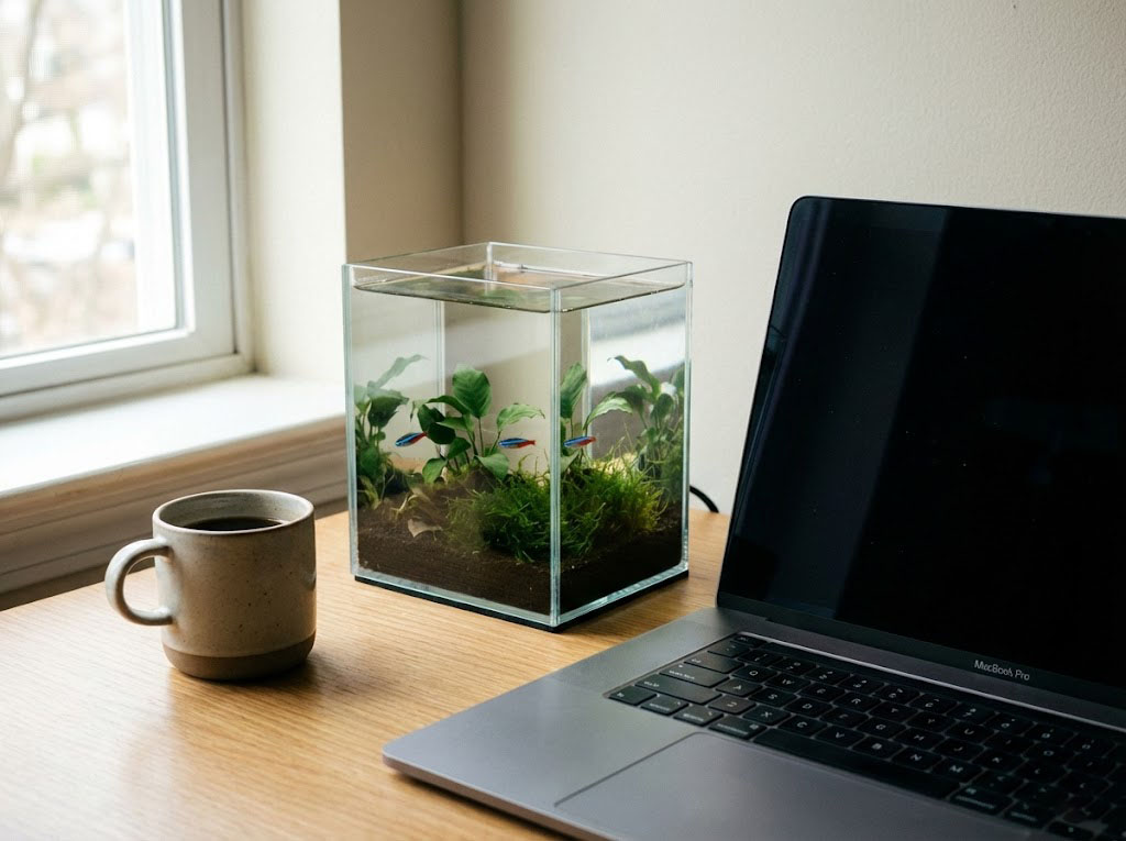Bể cá mini để bàn