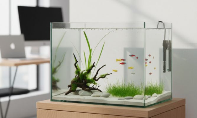 Mẫu hồ cá mini đẹp