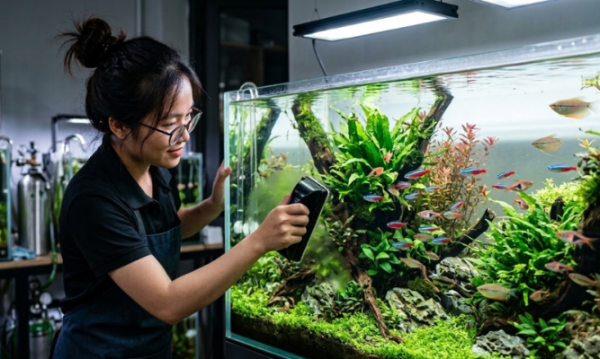 Cách chống rêu hại trong bể cá