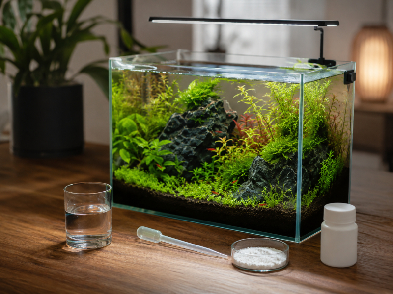 Cách ổn định pH bể cá