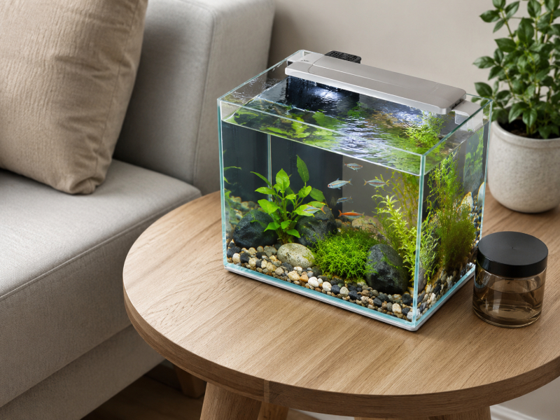 Bể cá mini để bàn