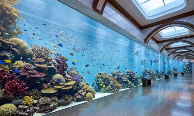 Bể cá cao nhất Hà Nội